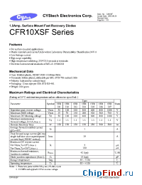 Datasheet CFR101 manufacturer Cystech